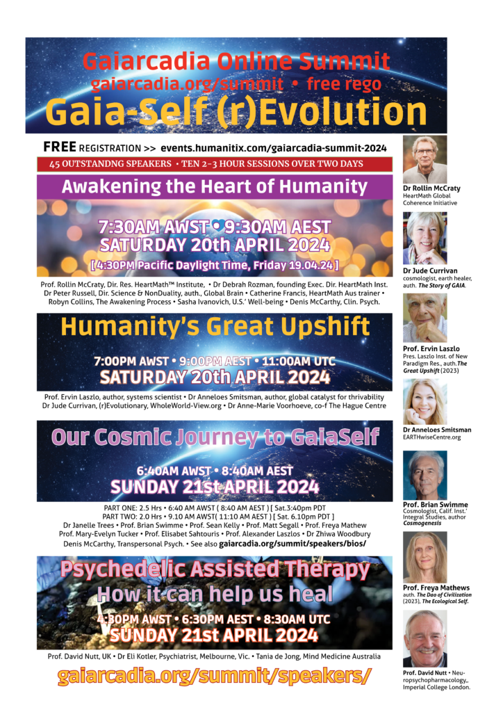 Gaiarcadia Summit GaiaSelf session flyer